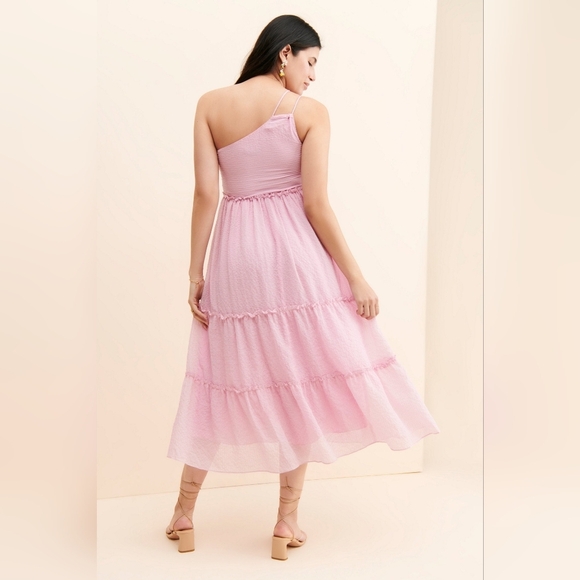 HATCH The Joy Midi Sleeveless Maternity Dress In Lilac Size 2 Women's - Picture 6 of 14